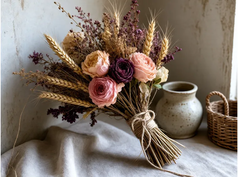mazzo fiori secchi