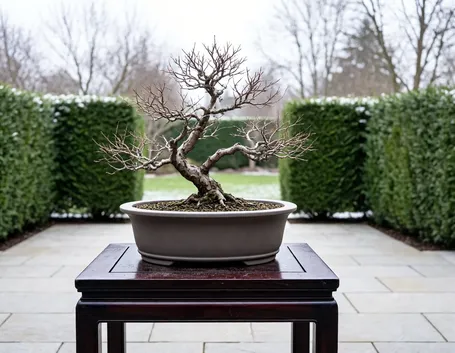 Perché un bonsai da esterno non va portato in casa col freddo