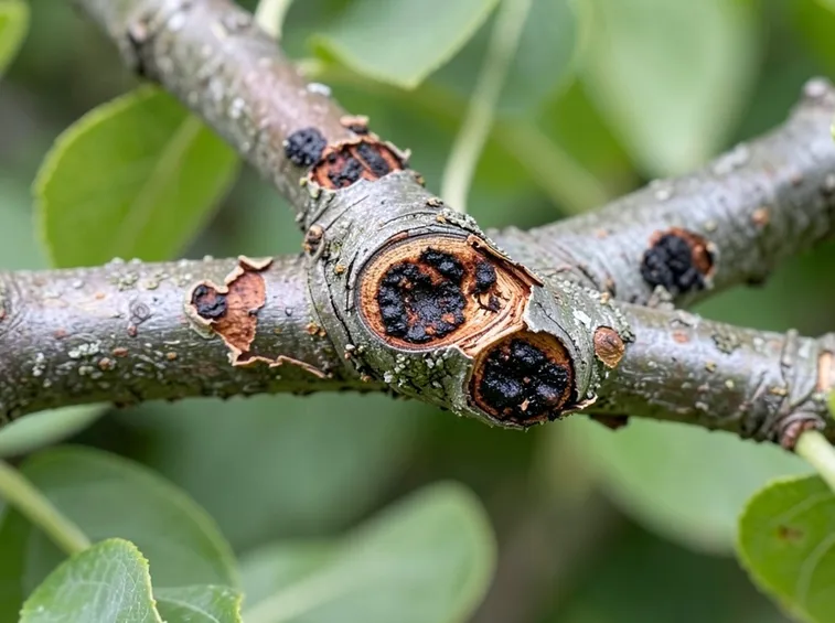 pianta malata di Antracnosi