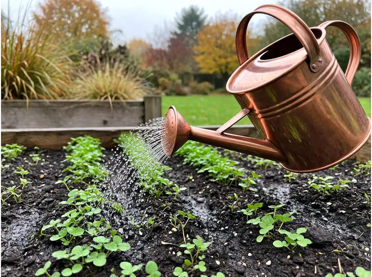 Irrigazione, germinazione e cure fino alla primavera
