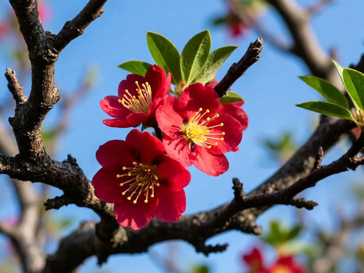 Chaenomeles japonica