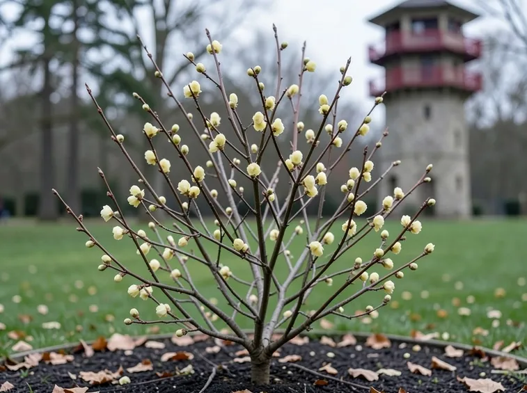 Pianta fiorita di Calicanto